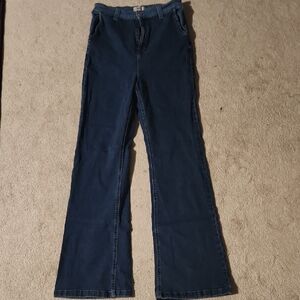 Forever 21 Dark Blue Flared Jeans